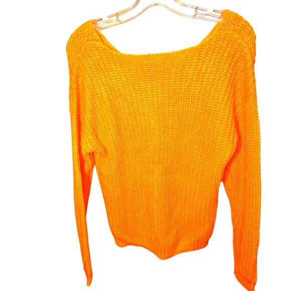NWT Lascana Small Orange Women's Sweater Misses Size 4 6 S New With Tags - Picture 6 of 7